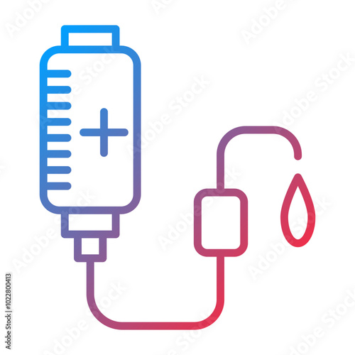 Blood Transfusion icon style