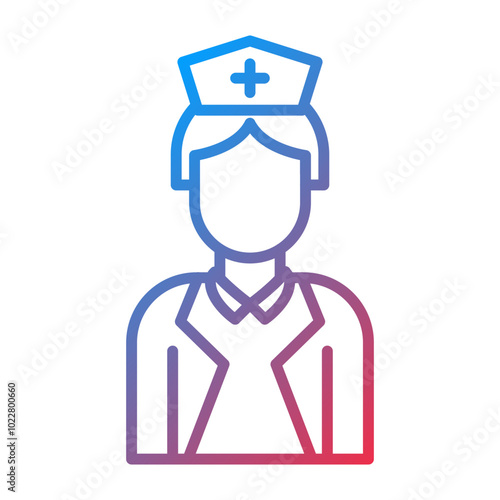 Nurse Male icon style