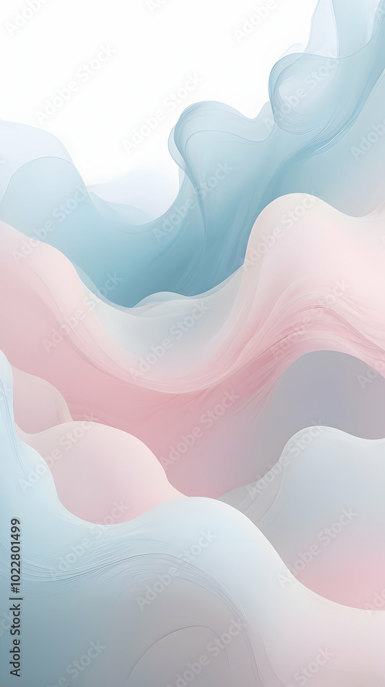A vertical white background with subtle, flowing gradients blending softly between light blue, pink. A texture with a rough, grainy feel, with smoky wisps adding depth. A vertical white background with subtle, flowing gradients blending softly between light blue, pink. A texture with a rough, grainy feel, with smoky wisps adding depth.