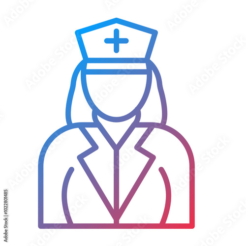 Paramedic Female icon style