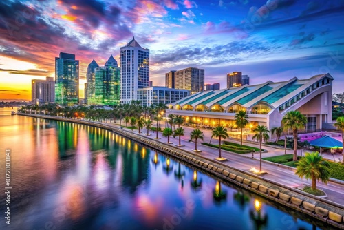 Stunning view of San Diego Convention Center showcasing modern architecture and waterfront scenery