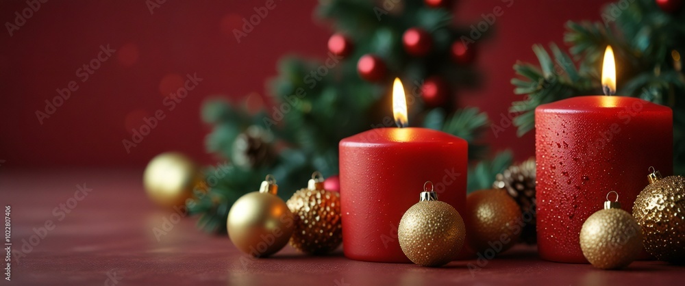 christmas candle and decorations christmas candle and decorations