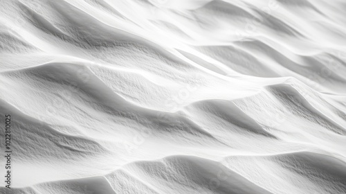 Abstract Snow Patterns Created by Wind photo