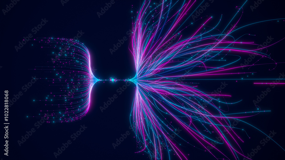 © Chaosamran_Studio - Big data artificial intelligence machine learning neural network flow complex information science innovation technology data analysis visualization cyberspace future. 3d rendering. © Chaosamran_Studio - Big data artificial intelligence machine learning neural network flow complex information science innovation technology data analysis visualization cyberspace future. 3d rendering.