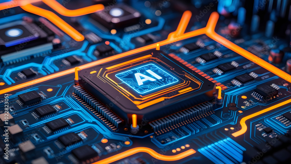 Advanced AI Concept, Circuit Board Design for Artificial Intelligence Systems Advanced AI Concept, Circuit Board Design for Artificial Intelligence Systems