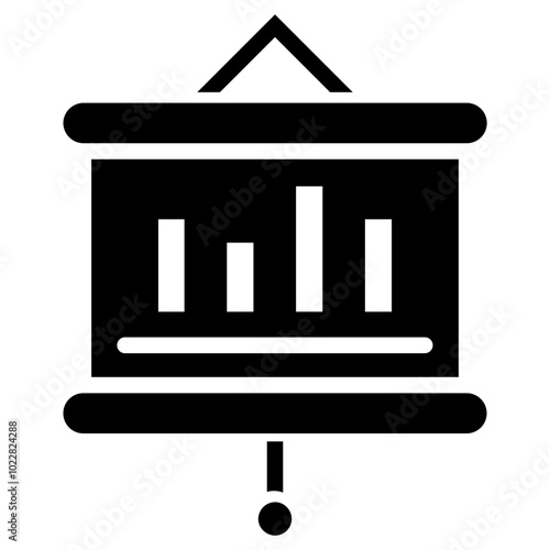 Metric Icon, Black And White Outline Icon Symbol