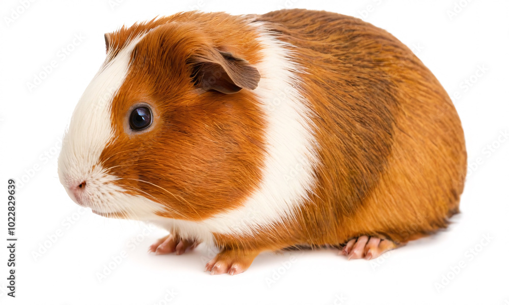 guinea pig isolated on white background guinea pig isolated on white background