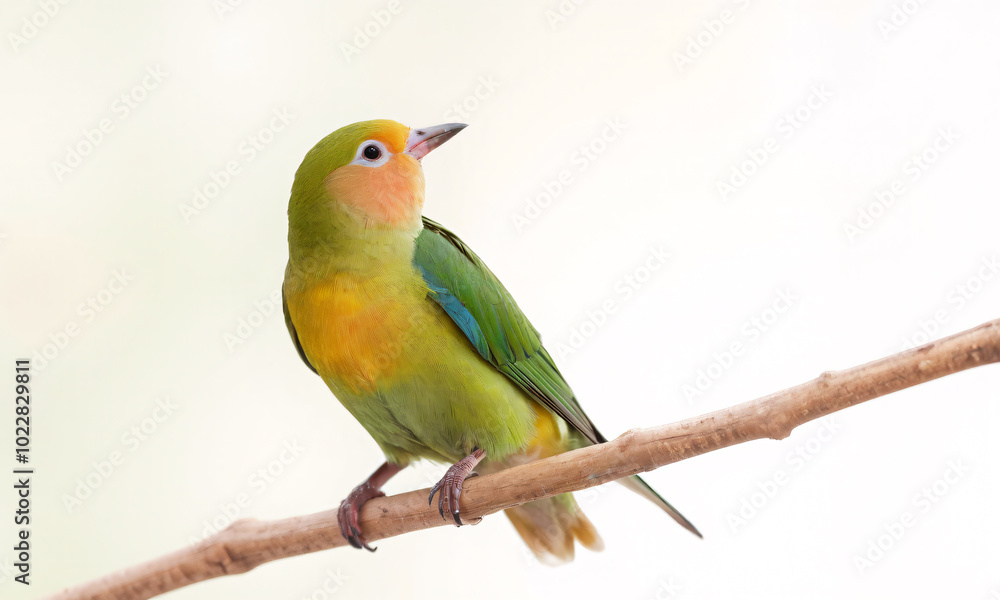 lovebird isolated on white background lovebird isolated on white background