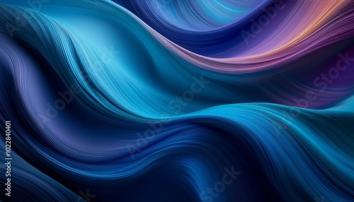 flowing fabric gently drifting in mid-air,soft textures and smooth gradients to convey a sense of calm motion.