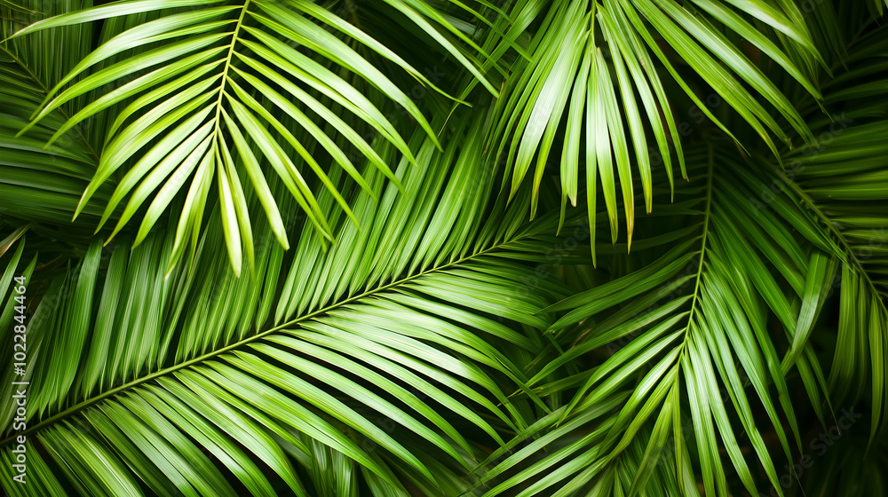 Obraz premium palm tree leaves