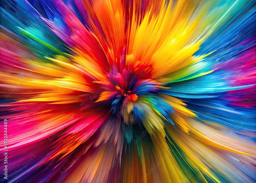 Vibrant abstract background with bold colors and dynamic shapes creating an energetic visual impact Vibrant abstract background with bold colors and dynamic shapes creating an energetic visual impact