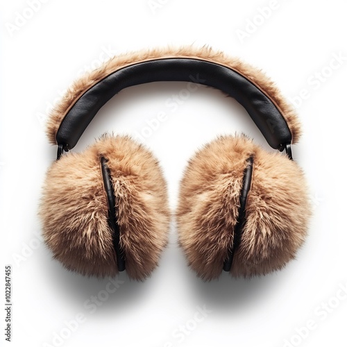 A pair of earmuffs on a white background.