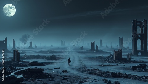 Wallpaper Mural Post Apocalyptic Landscape Torontodigital.ca