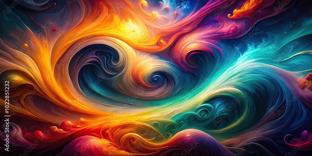 Vibrant Airbrushed Abstract Background with Colorful Swirls and Smooth Gradients for Design Use Vibrant Airbrushed Abstract Background with Colorful Swirls and Smooth Gradients for Design Use