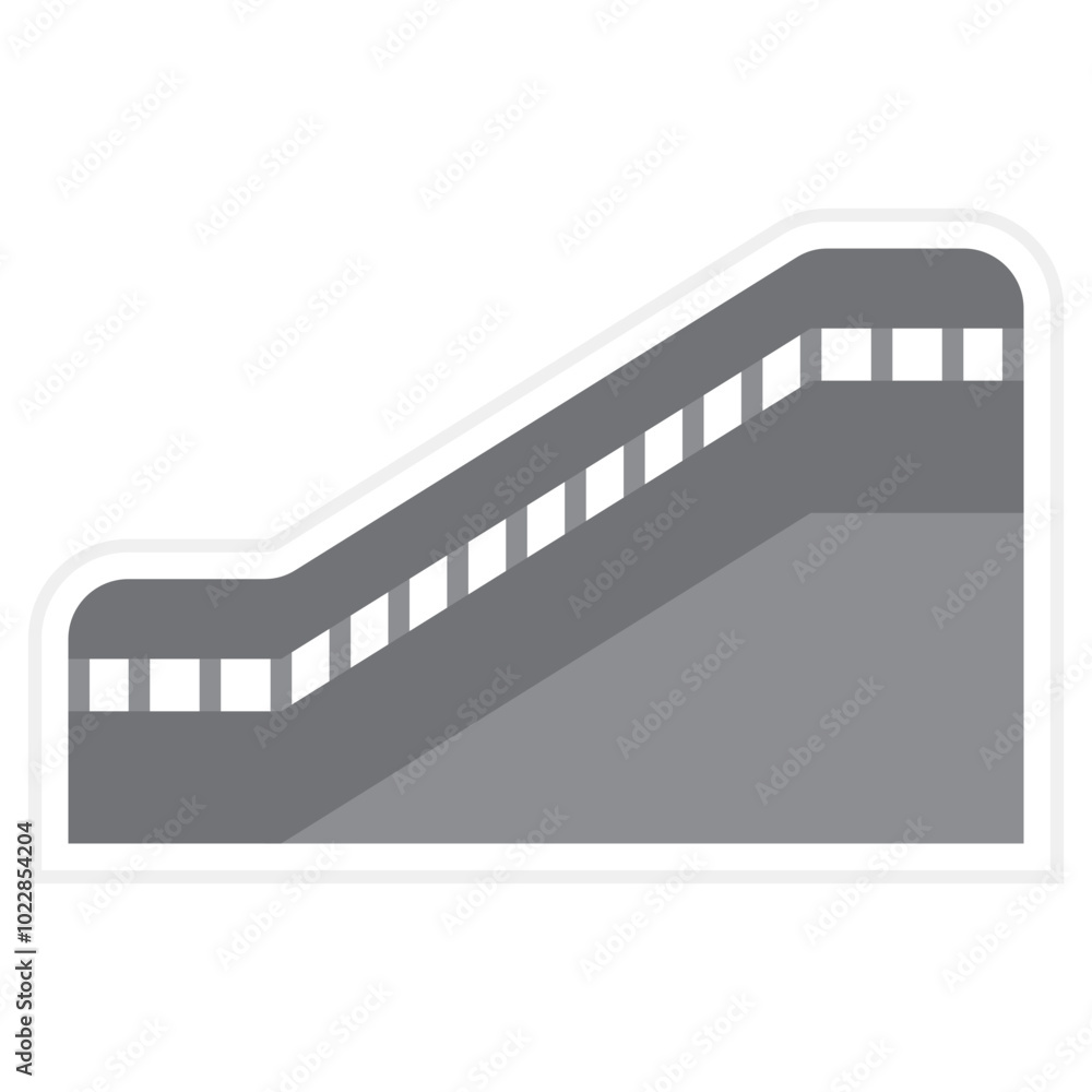 Fototapeta premium Escalators Icon