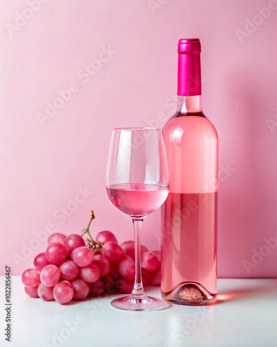 red wine and grapes. wine, glass, bottle, alcohol, red, drink, isolated, white, wineglass, celebration, beverage, liquid, red wine, food, grape, grapes, wine bottle, bar, vine, party, cabernet, restau photo