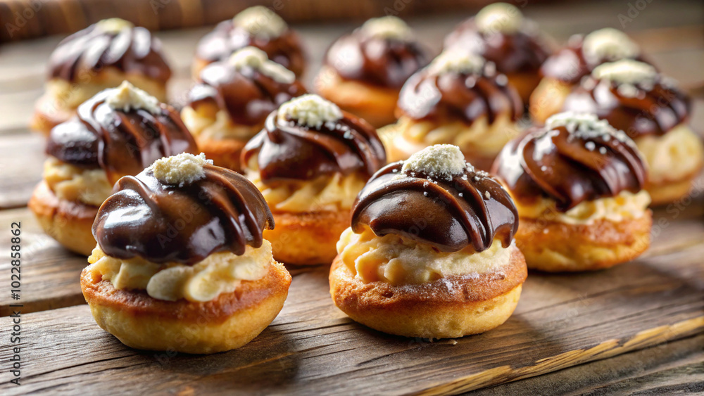 donuts with icing sugar. food, sweet, dessert, pastry, donut, bakery, cake, baked, isolated, sugar, white, doughnut, breakfast, bread, tasty, snack, delicious, bun, donuts, brown, chocolate, bake, fre