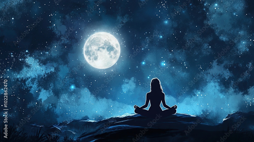 Meditation Under the Moonlight Meditation Under the Moonlight