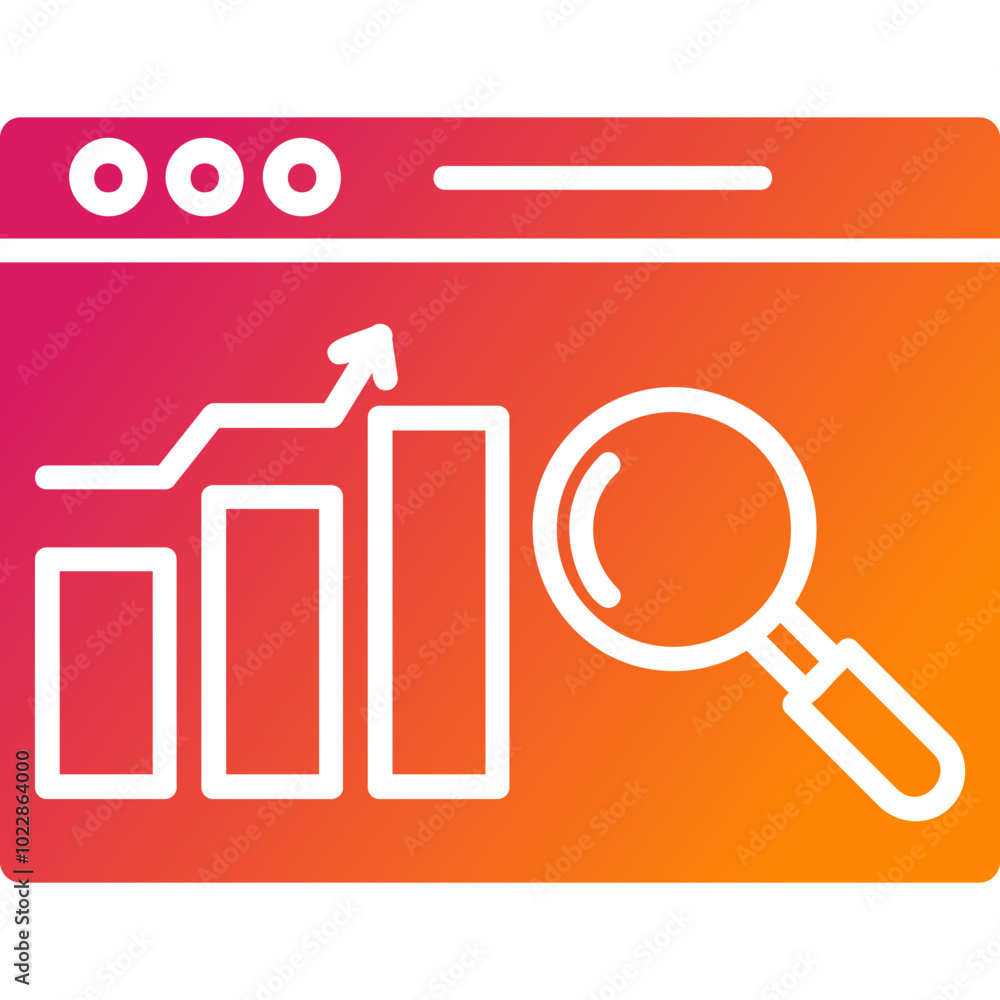 Web Traffic Vector Icon Design Web Traffic Vector Icon Design
