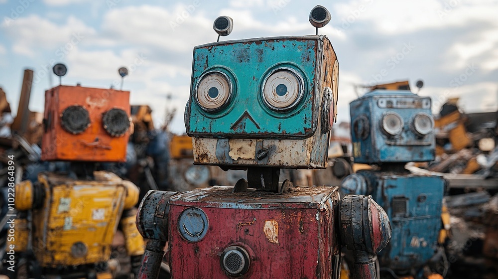 Rusty Robots in a Junkyard Rusty Robots in a Junkyard