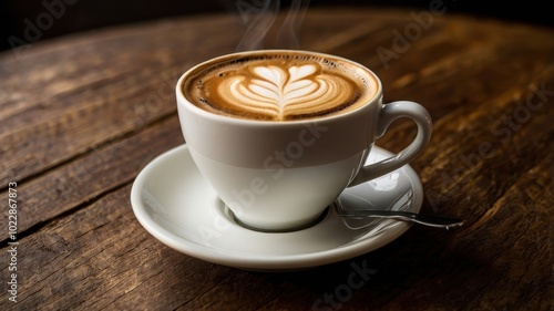 cup of coffee with milk