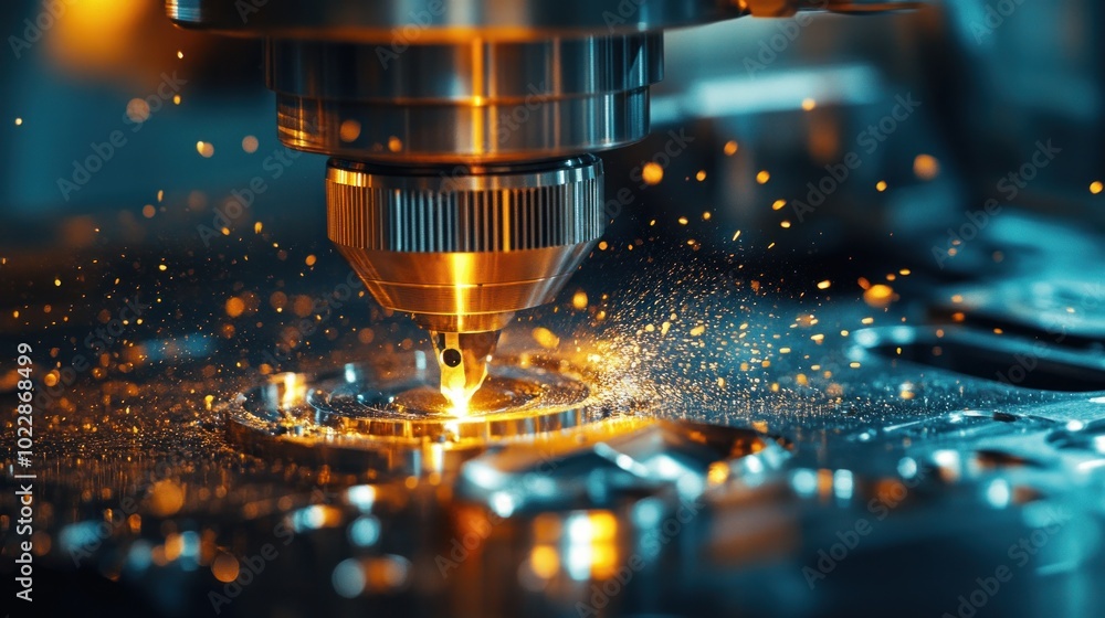 Industrial Machining Sparks Industrial Machining Sparks