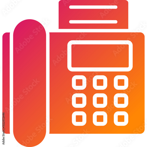 Fax Vector Icon