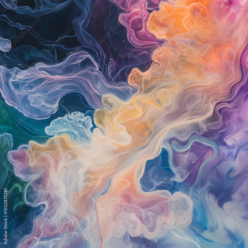 Abstract colorful fluid art background Abstract colorful fluid art background