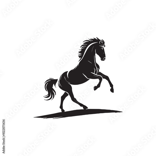 horse icon or logo isolated sign symbol vector illustration - high quality black style vector icons
