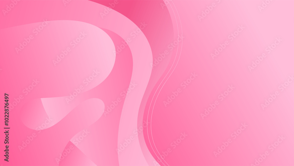 Obraz premium ABSTRACT BACKGROUND PINK GRADIENT SMOOTH LIQUID COLORFUL DESIGN WITH HAND DRAWN SHAPES VECTOR TEMPLATE GOOD FOR MODERN WEBSITE, WALLPAPER, COVER DESIGN 