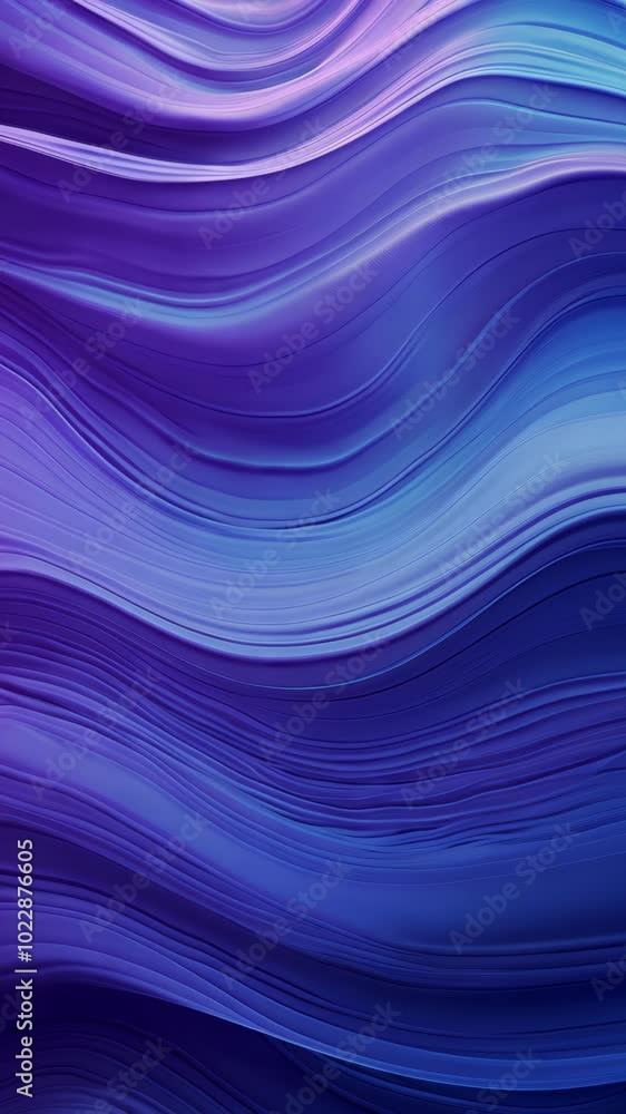 Abstract purple and blue swirl pattern, digital texture. Modern art and design concept