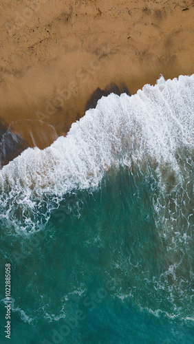 Waves on the beach