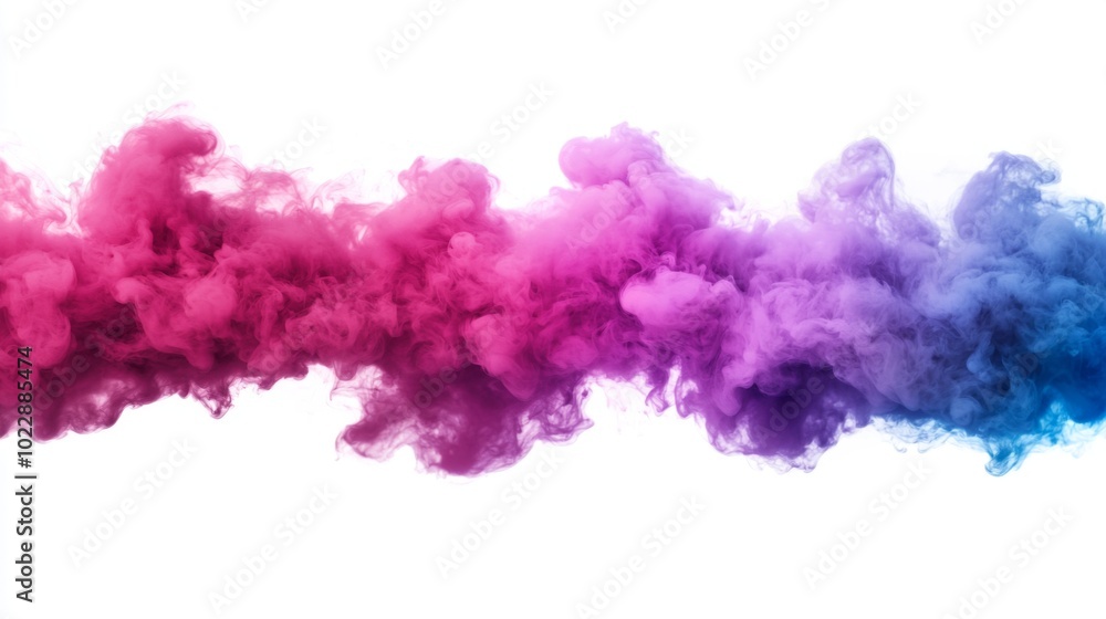 Fototapeta premium Swirling Acrylic Ink in Underwater Atmosphere