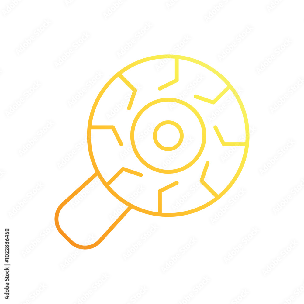 Eyeball Lollipop vector icon Eyeball Lollipop vector icon