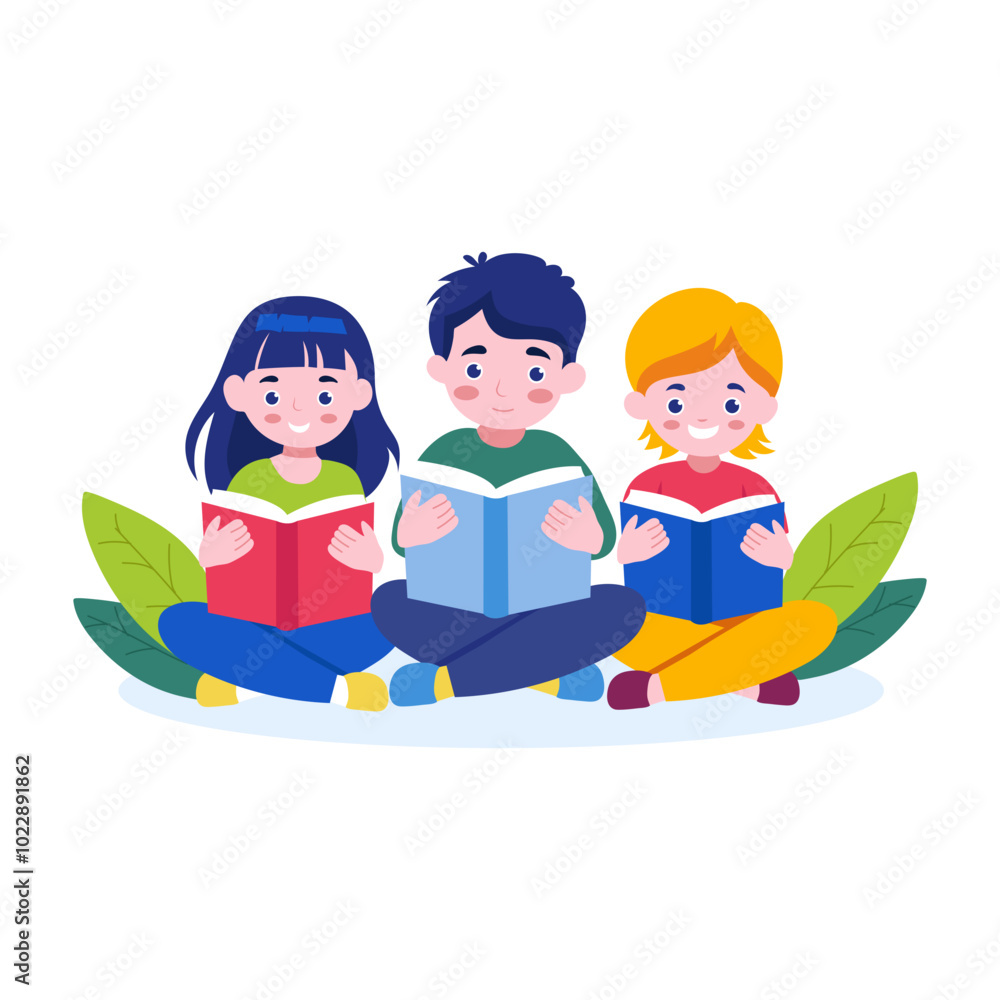 Kids engineering illustration in flat style
Kids engineering illustration in flat style