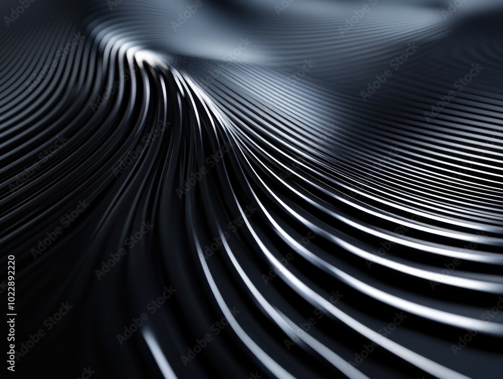 Modern Aesthetic: Electronic Wave Sound Art Modern Aesthetic: Electronic Wave Sound Art