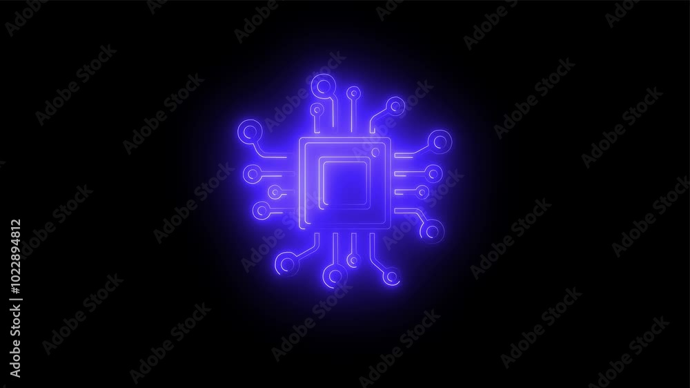Glowing neon line Database animated icon isolated on black background. HD Video motion graphic animation Glowing neon line Database animated icon isolated on black background. HD Video motion graphic animation