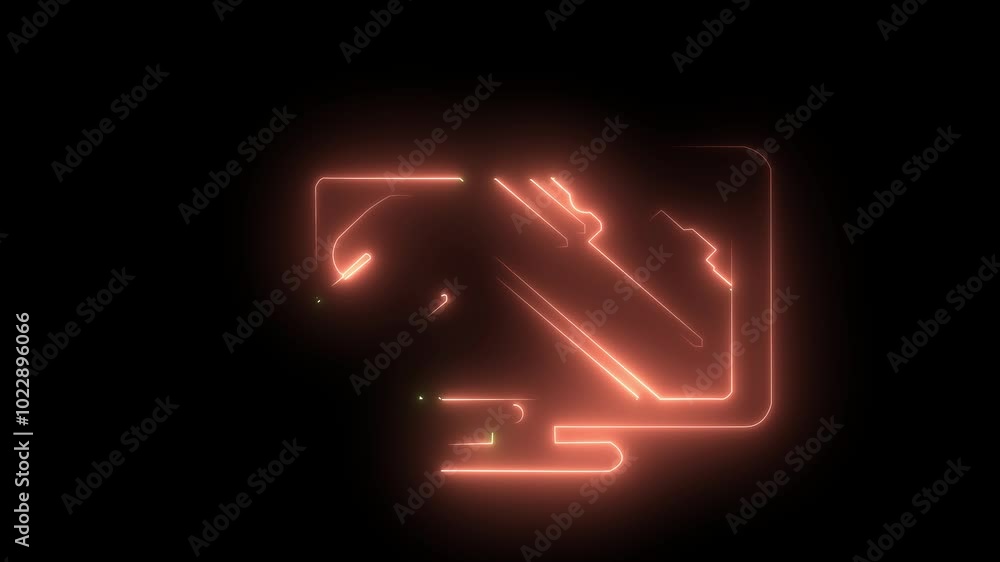 Neon Cryptocurrency Exchange Symbol, Bitcoin and Dollar on Screen, Glowing Financial Technology Icon, Digital Money Transfer Illustration Neon Cryptocurrency Exchange Symbol, Bitcoin and Dollar on Screen, Glowing Financial Technology Icon, Digital Money Transfer Illustration