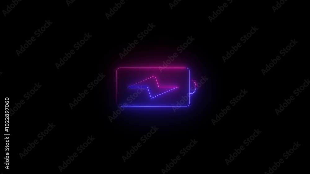 Battery charge neon sign glowing battery icon. Glowing neon battery icon. power and electricity accumulator battery. Battery charge neon sign glowing battery icon. Glowing neon battery icon. power and electricity accumulator battery.