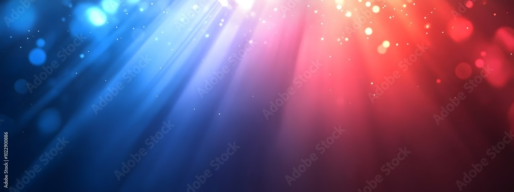 Abstract background with rays of light, in shades of blue and red, a futuristic technology concept Abstract background with rays of light, in shades of blue and red, a futuristic technology concept