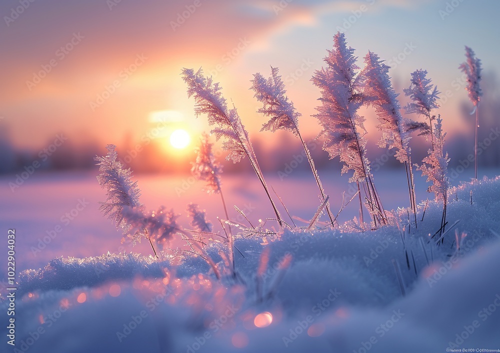 Stunning Frozen Grass in Winter Landscape Capturing Nature's Beauty and Serenity in a Frosty Environment, Perfect for Seasonal and Outdoor Themes Stunning Frozen Grass in Winter Landscape Capturing Nature's Beauty and Serenity in a Frosty Environment, Perfect for Seasonal and Outdoor Themes