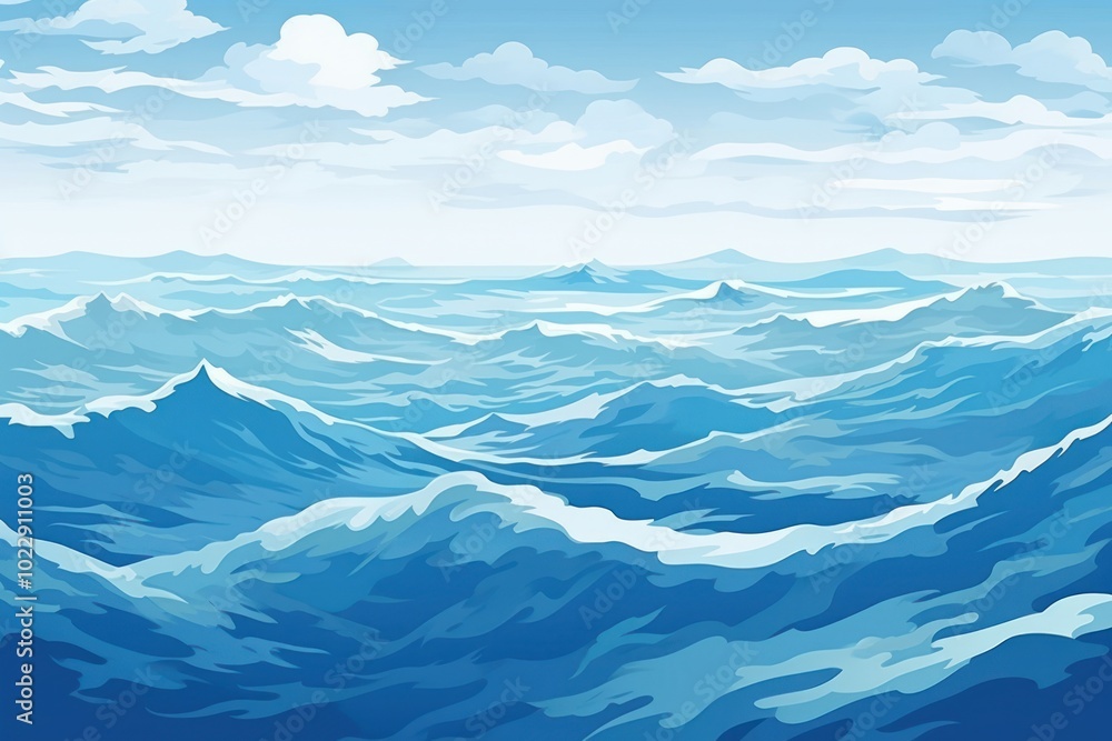 Fototapeta premium Landscape ocean backgrounds outdoors.