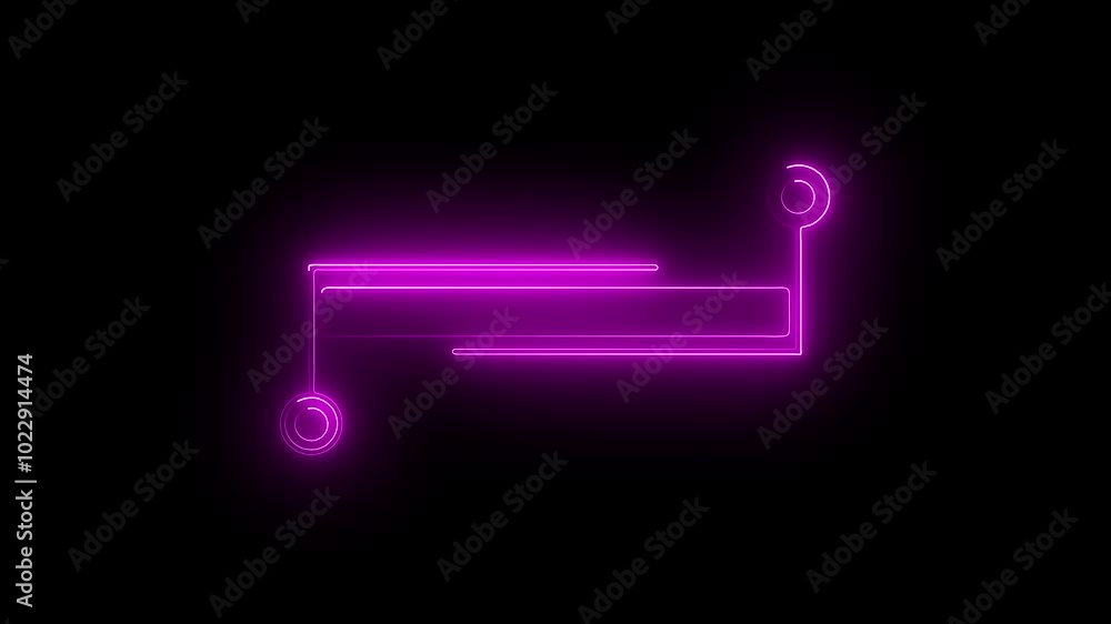 Digital technology elements. Hitech style tech HUD element. Neon line Animation of HUD elements. Animate a white callous for text. Digital technology elements. Hitech style tech HUD element. Neon line Animation of HUD elements. Animate a white callous for text.