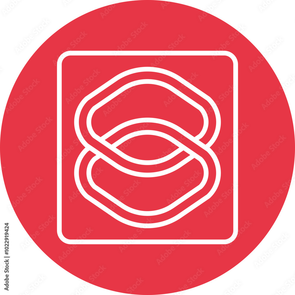 Obraz premium Shortcuts line circle icon