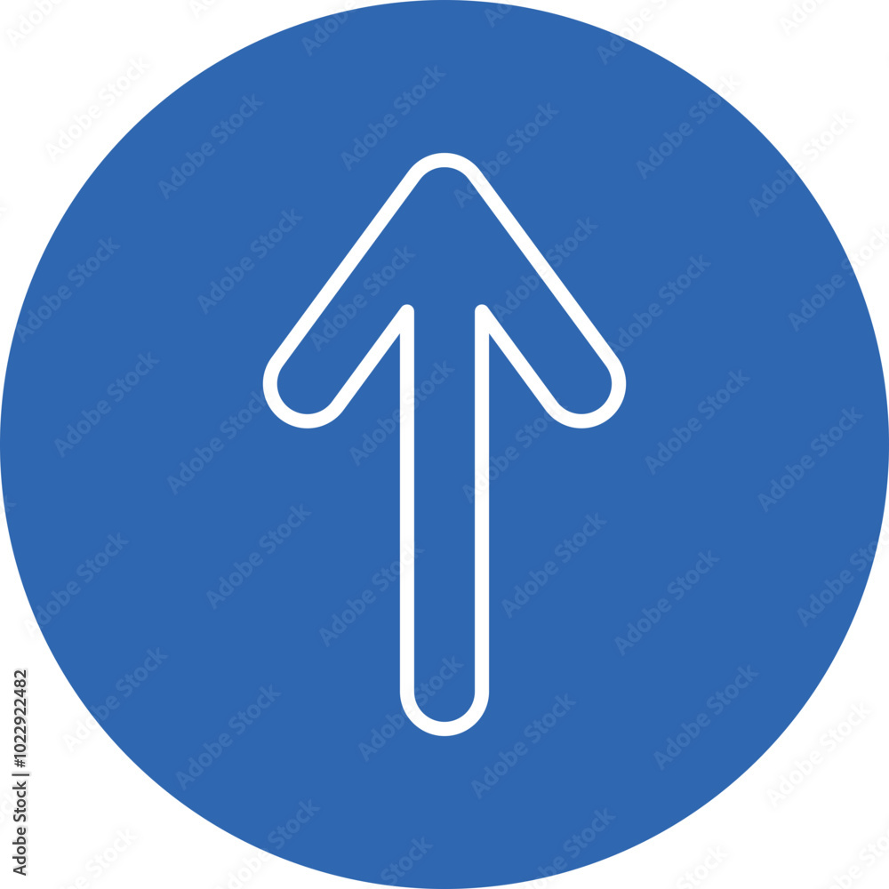 Up Arrow line circle icon Up Arrow line circle icon
