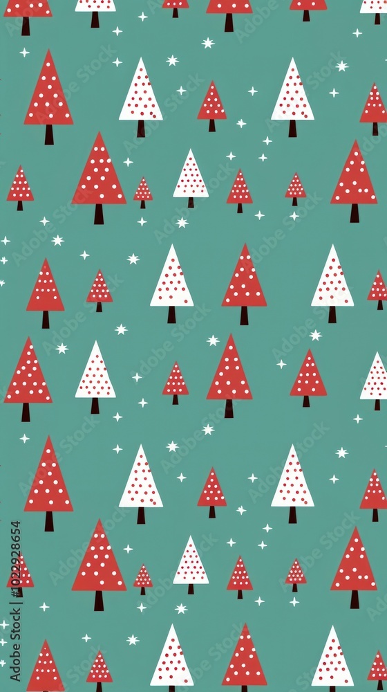 Christmas tree pattern backgrounds red. Christmas tree pattern backgrounds red.