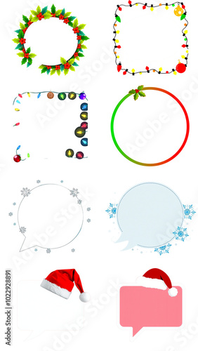 Christmas bubbles set