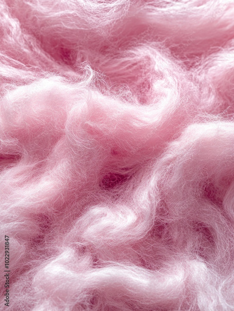 Fototapeta premium Fluffy Pink Cotton Candy