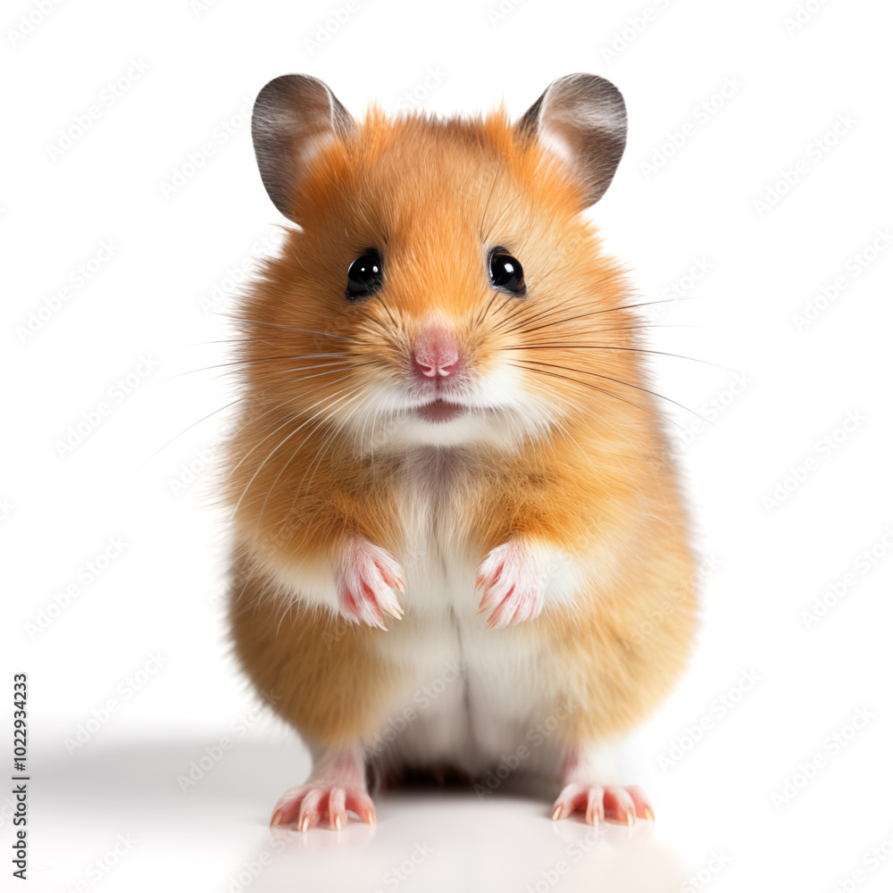 Hamster isolated on white Hamster isolated on white