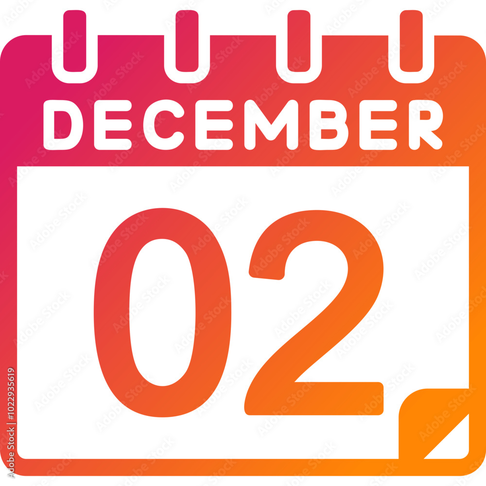 2 December Vector Icon Design 2 December Vector Icon Design